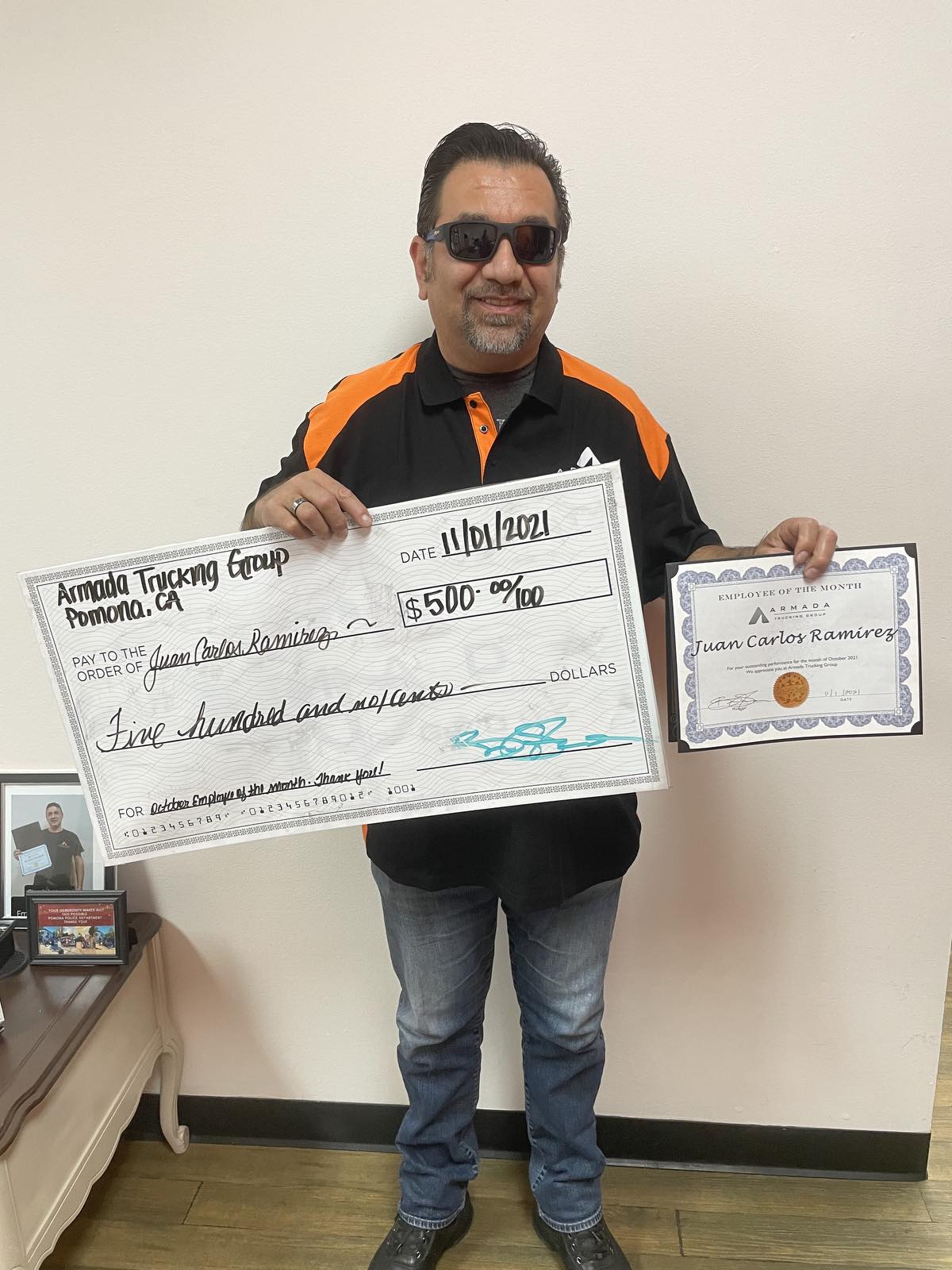 Our October Employee of the Month