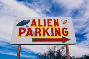 Roswell, New Mexico, the alien city.
