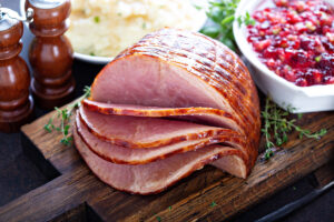 Order a ham, wait for it to thaw, and eat it.