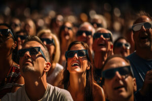 Crowds watching the eclipse will cause traffic.