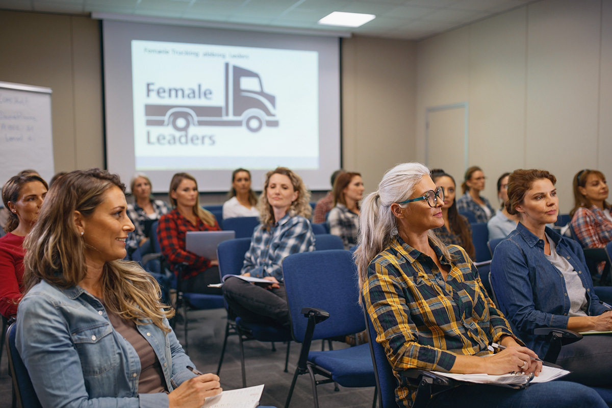 Women in motion is a great site for celebrating female truckers during truck driver appreciation week