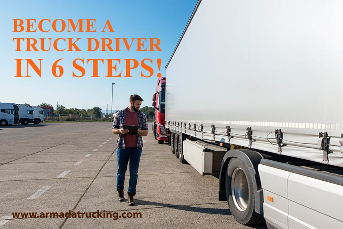 Become a Truck Driver in 6 Steps