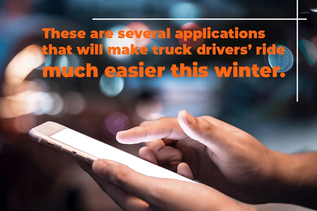 Apps that Will Make Winter Easier for Truck Drivers