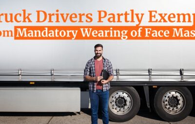 Truck Drivers Partly Exempt from Mandatory Wearing of Face Masks