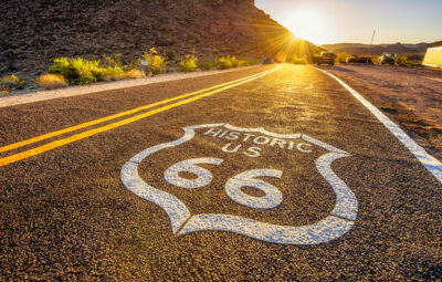 Driving on Historic Route 66