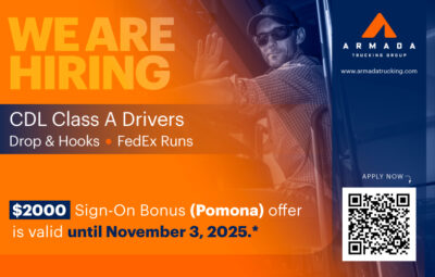 WE ARE HIRING – CDL Class A Drivers